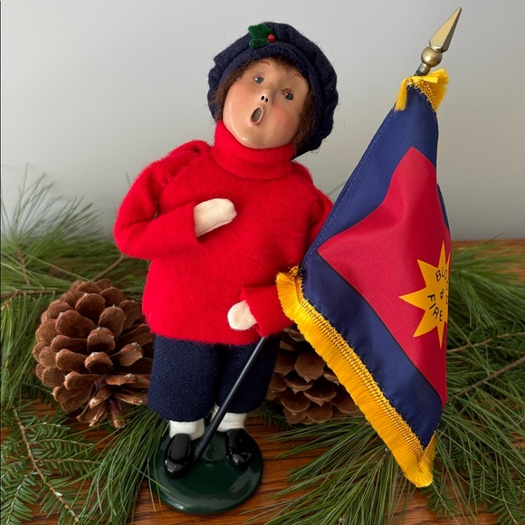 Salvation Army Boy with Flag - Picture 2 of 16